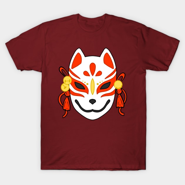 Kitsune Mask T-Shirt by Luna-Cooper